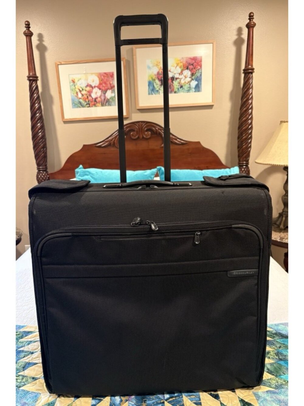 Briggs & Riley U174-4 Deluxe Suit Luggage Garment Bag 2 Wheeled Carry On Travel